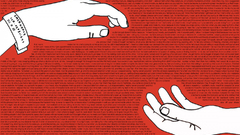 Text hands The Antlers