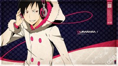 Text headphones teeth grin red eyes coat dots wires hoodies 