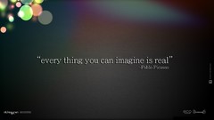 Text imagination everything Quotes Pablo Picasso imagine sayings