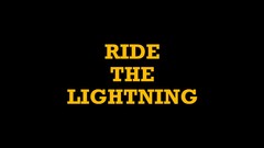 Text Lightning black background Metallica ride