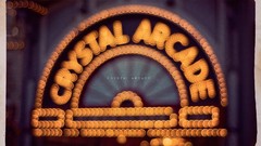 Text lights vintage bokeh blurred Disneyland Neon lights Arcade 