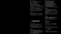 Text Linux cheatsheet commands