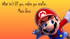 Text Mario yellow background mario bros Quotes