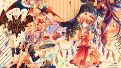 Text moon wings crystals dress hats magician Vampires red eyes 