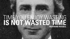 Text motivation Quotes grayscale Bertrand Russell