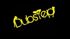 Text Music Typography black background dubstep