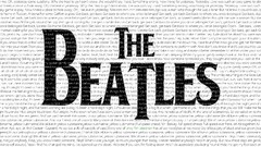 Text Music Typography The Beatles bands fan art rock band 