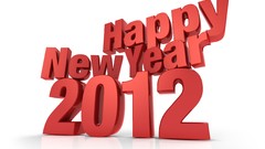 Text new year Typography happy new year