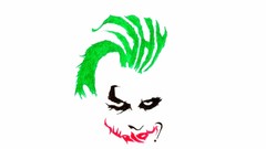 Text paintings the joker