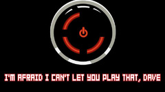 Text power button HAL9000