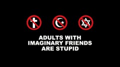 Text propaganda religion black