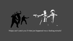 Text Pulp Fiction ninjas