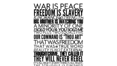 Text Quotes 1984 Typography