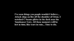 Text Quotes Blade Runner