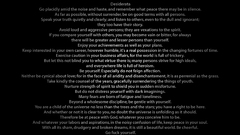 Text Quotes Desiderata