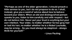 Text Quotes Linus Pauling