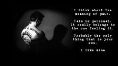 Text Quotes pain Typography