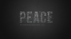 Text Quotes peace Typography