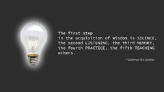 Text Quotes silence wisdom