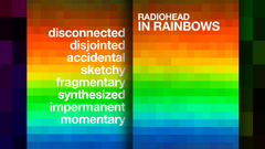 Text radiohead rainbows