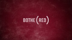 Text red background artwork