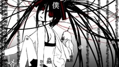 Text red eyes sitting shirts skirts long hair hatsune miku 