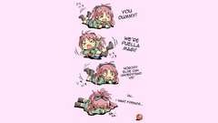 Text redheads Chibi mahou