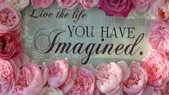 Text roses Typography