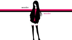 Text Shoes white background jackets skirts long hair anime 