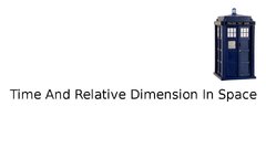 Text tardis Doctor Who