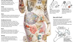 Text tattoos infographics