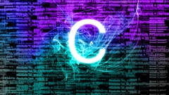 Text Technology neon smoke