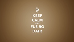 Text the elder scrolls v skyrim Keep Calm and