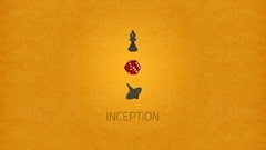 Text token yellow background dice chess pieces minimalistic 