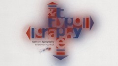 Text Typography arrows Simple Background