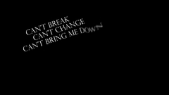 Text Typography black background