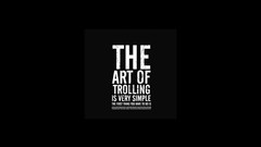 Text Typography black background funny trolling artwork