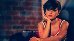 Text Typography black hair deviantart digital art T.a.t.u.