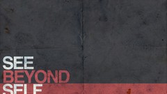 Text Typography grunge minimalistic self-improvement