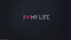 Text Typography Hearts