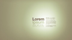 Text Typography Lorem ipsum