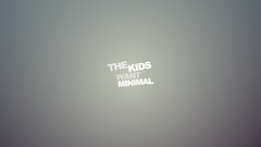 Text Typography minimalistic