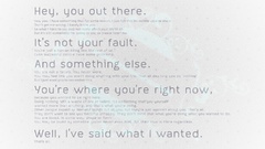 Text Typography motivation blue