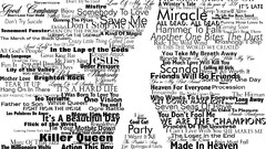 Text Typography Queen music band