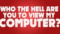 Text Typography red background saying