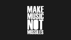 Text War Music Typography peace missiles