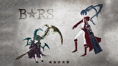 Text weapons Anime anime girls boots scythe black rock shooter 