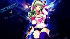 Text weapons headphones Katana hats Shorts Swords skulls 