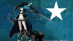 Text weapons Katana scars Shorts coat Swords belts long hair 