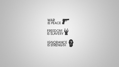 Text white background 1984 Quotes